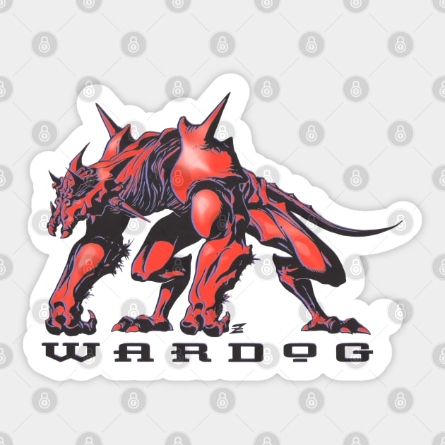 Wardog Sticker by Zeleznik